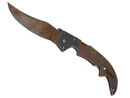 Canivete Falchion (★) | Revestimento Enferrujado (Veterana de Guerra 0.85)